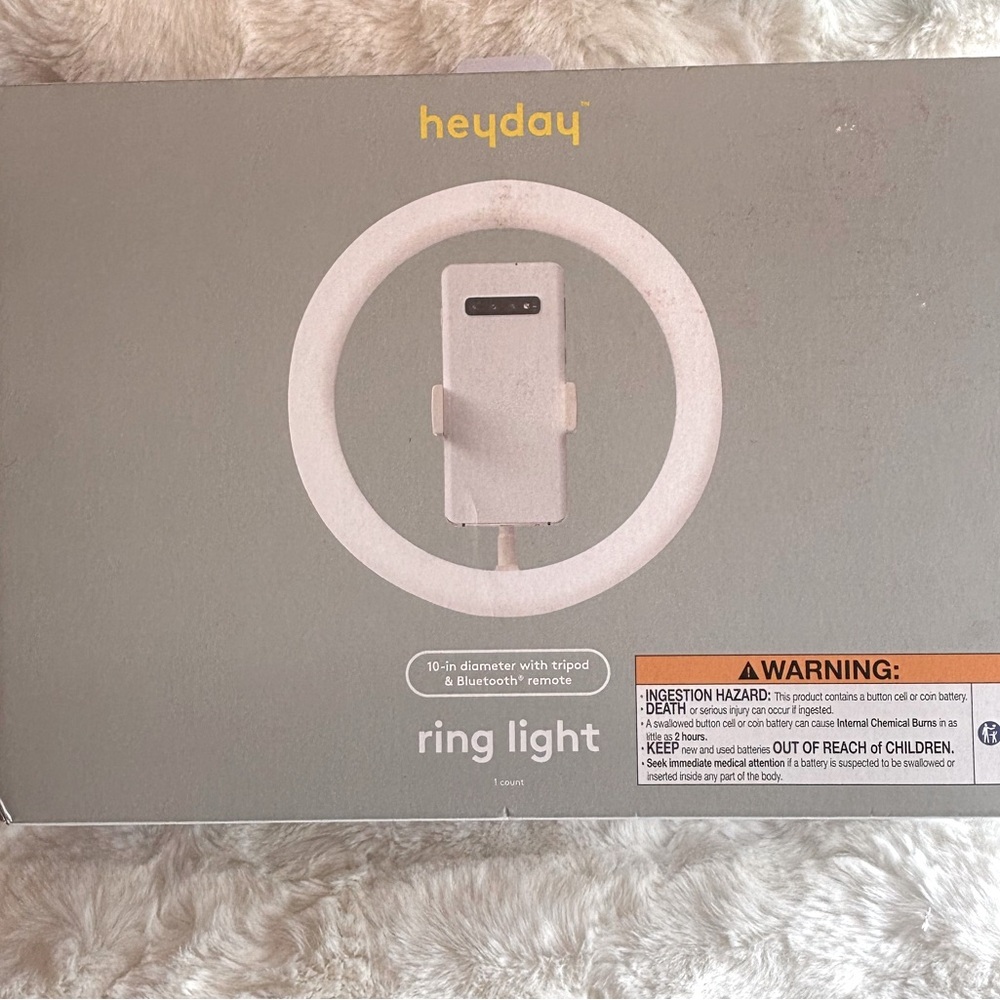 HEYDAY Ring Light For Video recording YouTube Instagram NEW IN BOX Recording